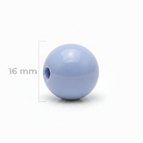 Bola Abaco 16mm Azul Bebé