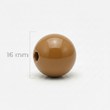 Bola Abaco 16mm caramelo