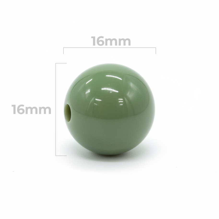 Bola Abaco 16mm verde militar