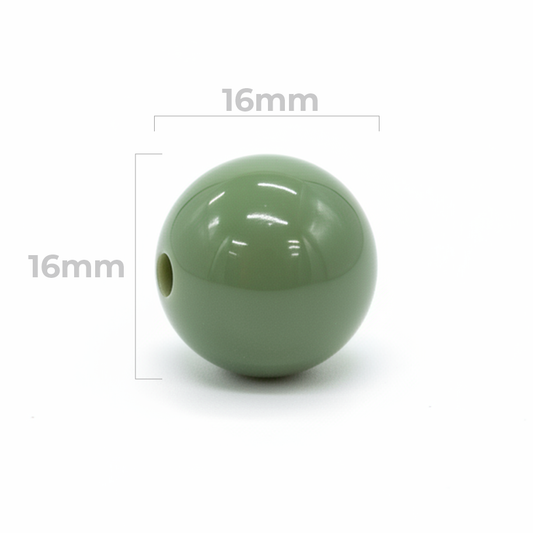 Bola Abaco 16mm verde militar