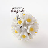 Bola Pasador Flores 02 Porcelanicron