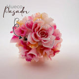 Bola Pasador Flores 03 Porcelanicron