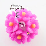 Bola Pasador Flores 05 Porcelanicron