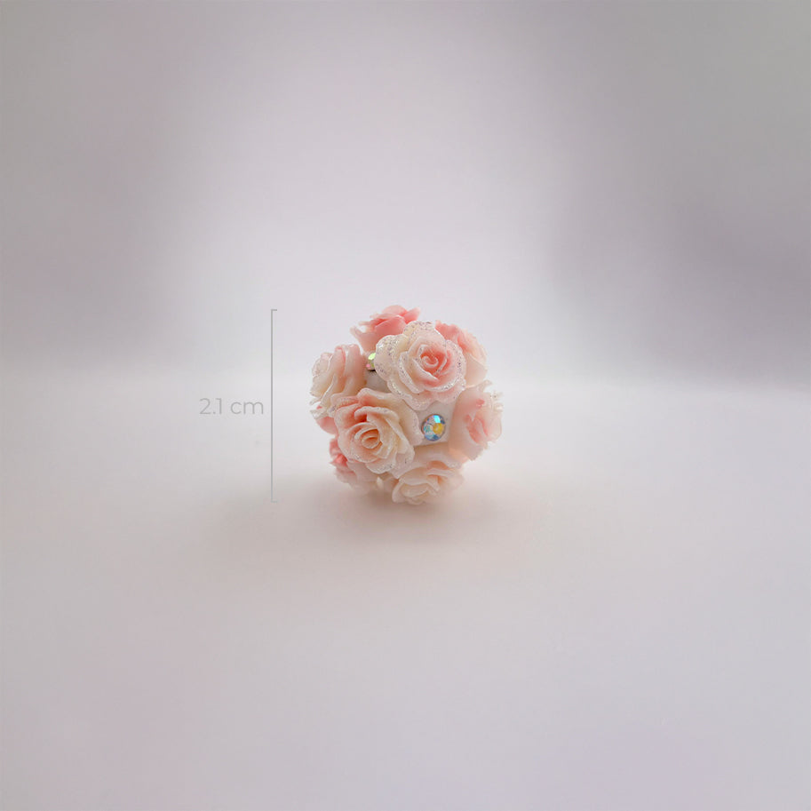 Bola Pasador Flores 06 Porcelanicron