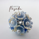 Bola Pasador Flores 08 Porcelanicron
