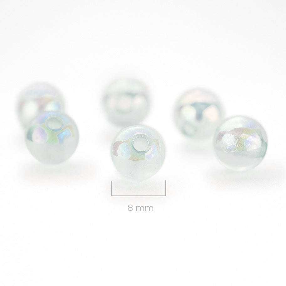 Bola Acrílica Destellos Blanco Boreal 8mm