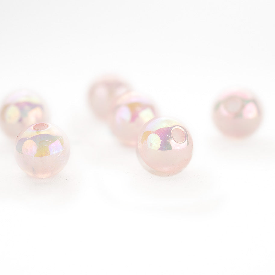 Bola Acrílica Destellos Rosado Boreal 8mm