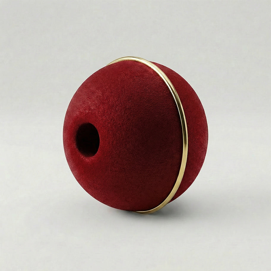 Bola Neopreno 1 Argolla Delgada Dorada / Rojo