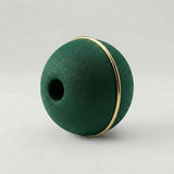 Bola Neopreno 1 Argolla Delgada Dorada / Verde Oscuro