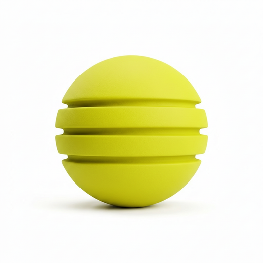 Bola Neopreno 1 Tono 3 Rayas / Amarillo Neón
