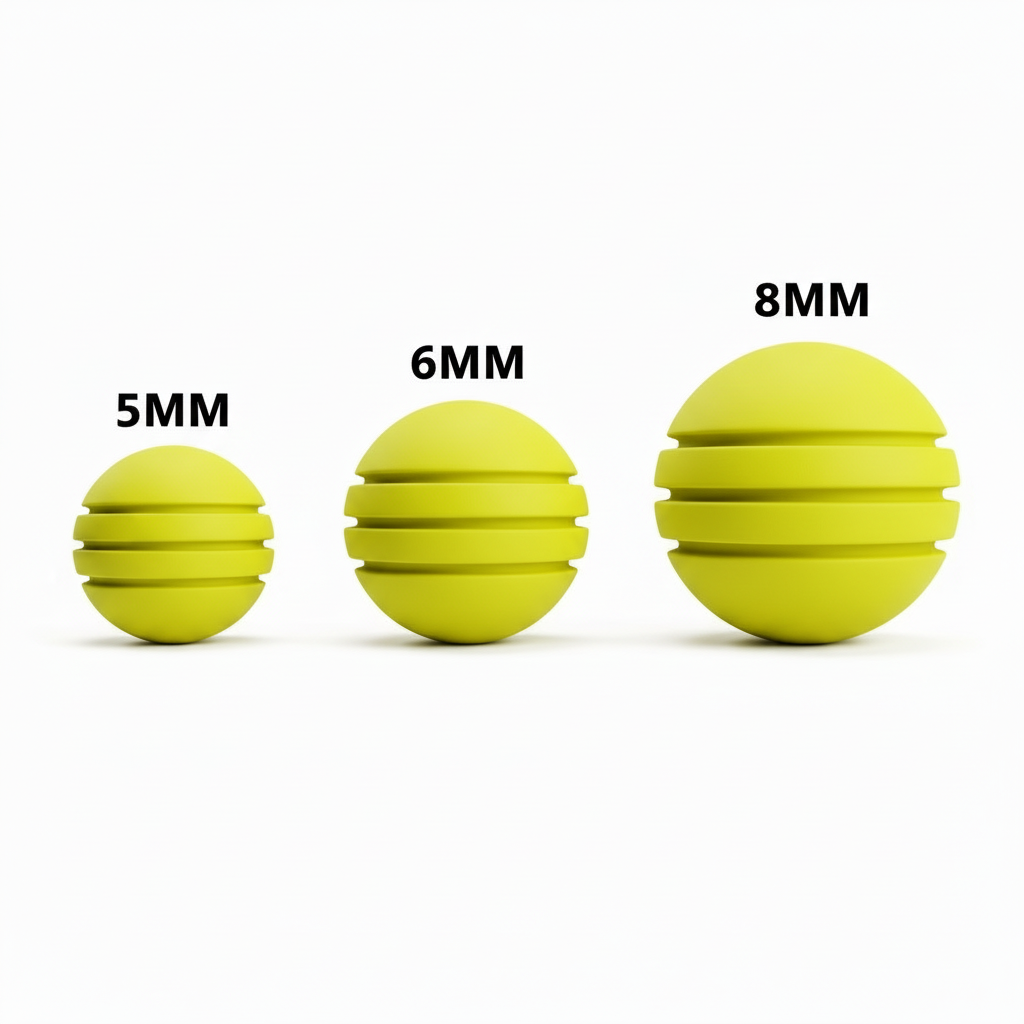 Bola Neopreno 1 Tono 3 Rayas / Amarillo Neón