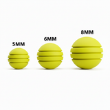 Bola Neopreno 1 Tono 3 Rayas / Amarillo Neón