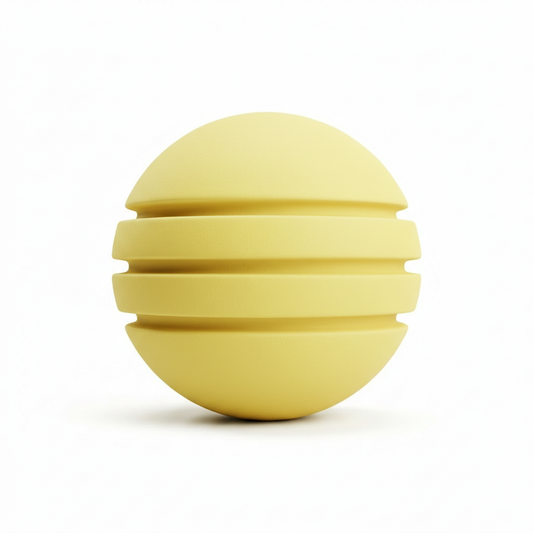 Bola Neopreno 1 Tono 3 Rayas / Amarillo Pollito