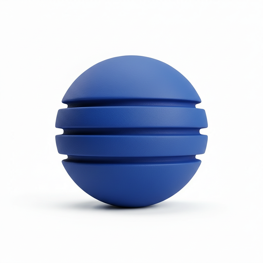 Bola Neopreno 1 Tono 3 Rayas / Azul Pitufo