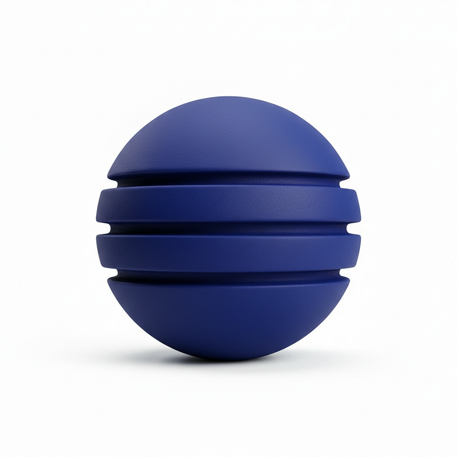 Bola Neopreno 1 Tono 3 Rayas / Azul Rey