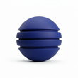 Bola Neopreno 1 Tono 3 Rayas / Azul Rey