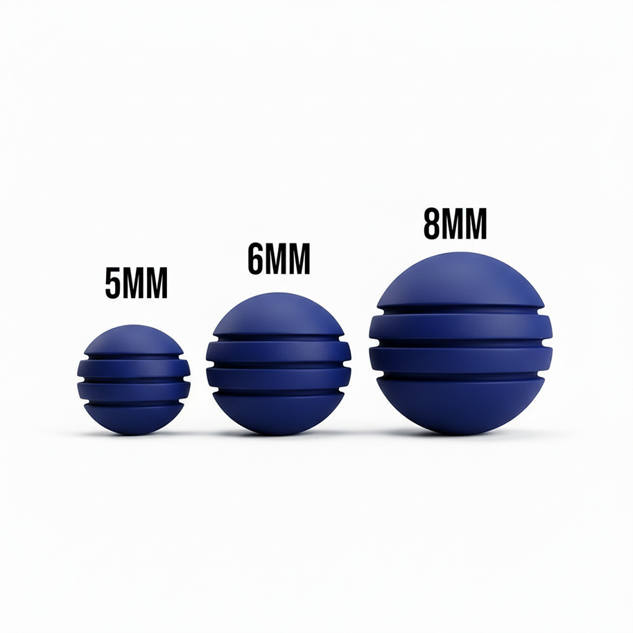 Bola Neopreno 1 Tono 3 Rayas / Azul Rey