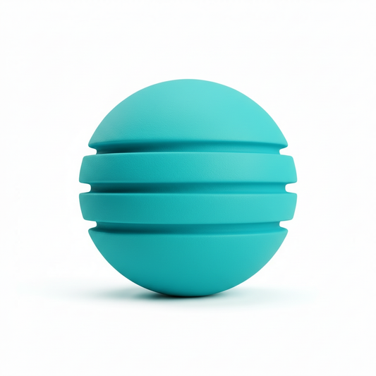 Bola Neopreno 1 Tono 3 Rayas / Turquesa