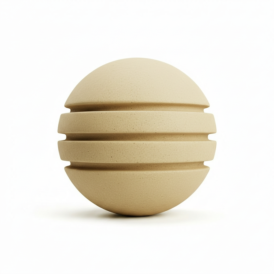 Bola Neopreno 1 Tono 3 Rayas / Beige Claro