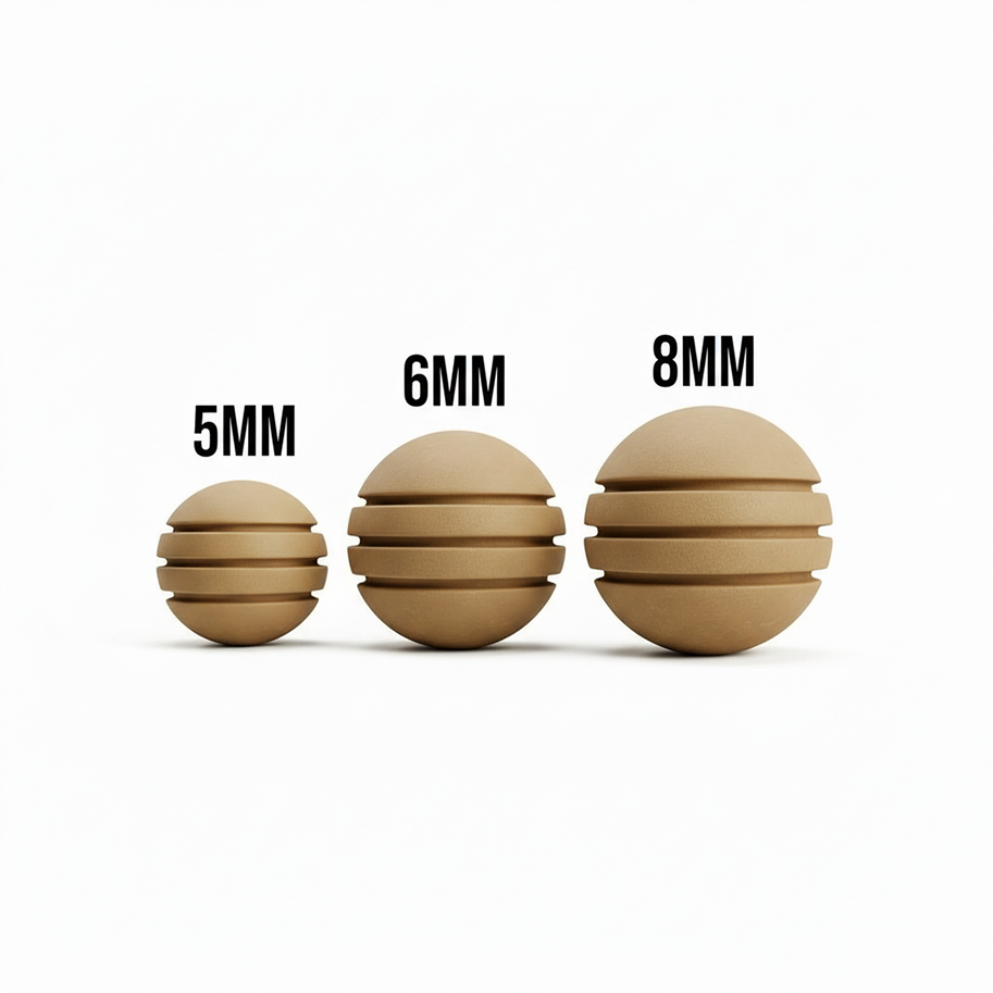 Bola Neopreno 1 Tono 3 Rayas / Beige Oscuro
