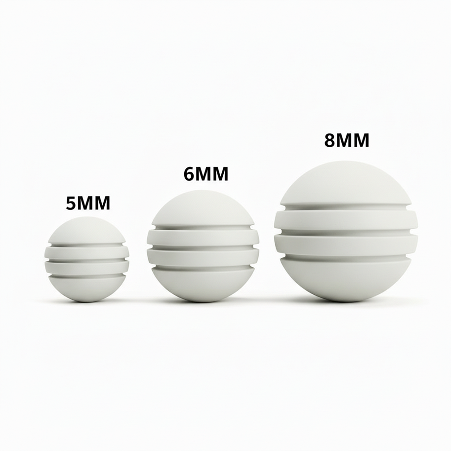 Bola Neopreno 1 Tono 3 Rayas / Blanco