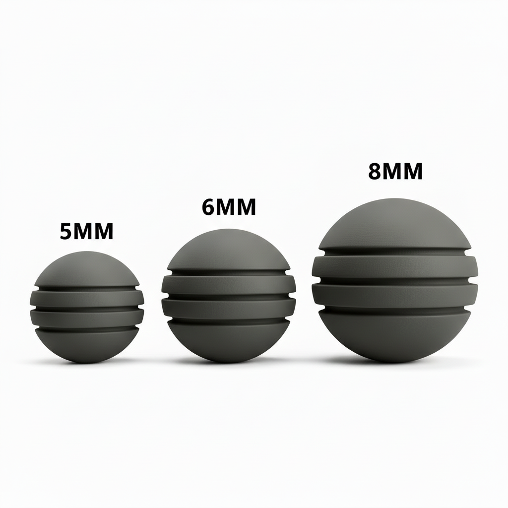 Bola Neopreno 1 Tono 3 Rayas / Gris Oscuro
