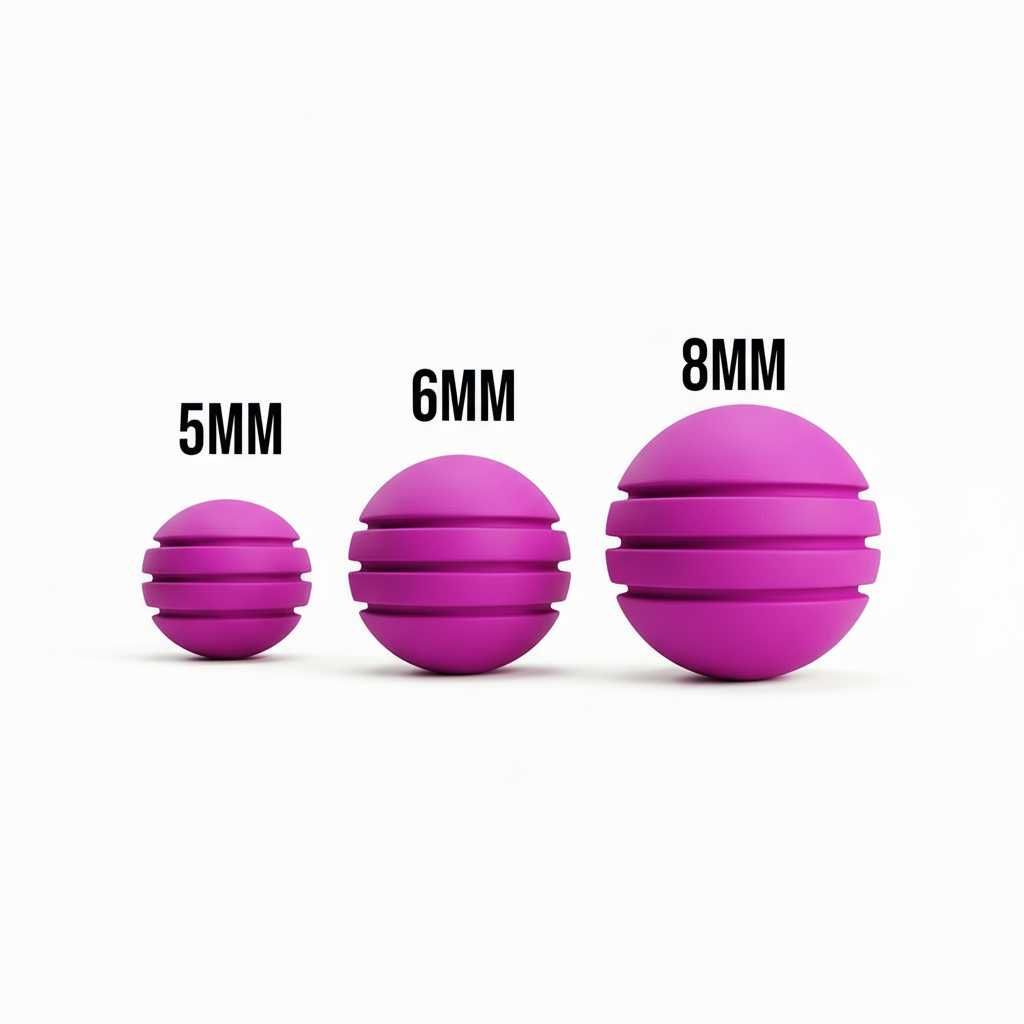 Bola Neopreno 1 Tono 3 Rayas / Morado