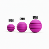 Bola Neopreno 1 Tono 3 Rayas / Morado