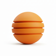 Bola Neopreno 1 Tono 3 Rayas / Naranja
