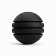 Bola Neopreno 1 Tono 3 Rayas / Negro