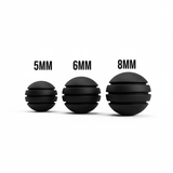 Bola Neopreno 1 Tono 3 Rayas / Negro