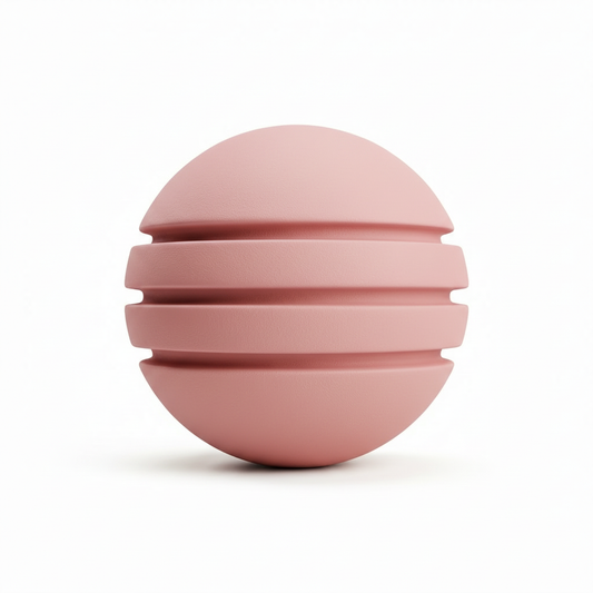 Bola Neopreno 1 Tono 3 Rayas / Rosado