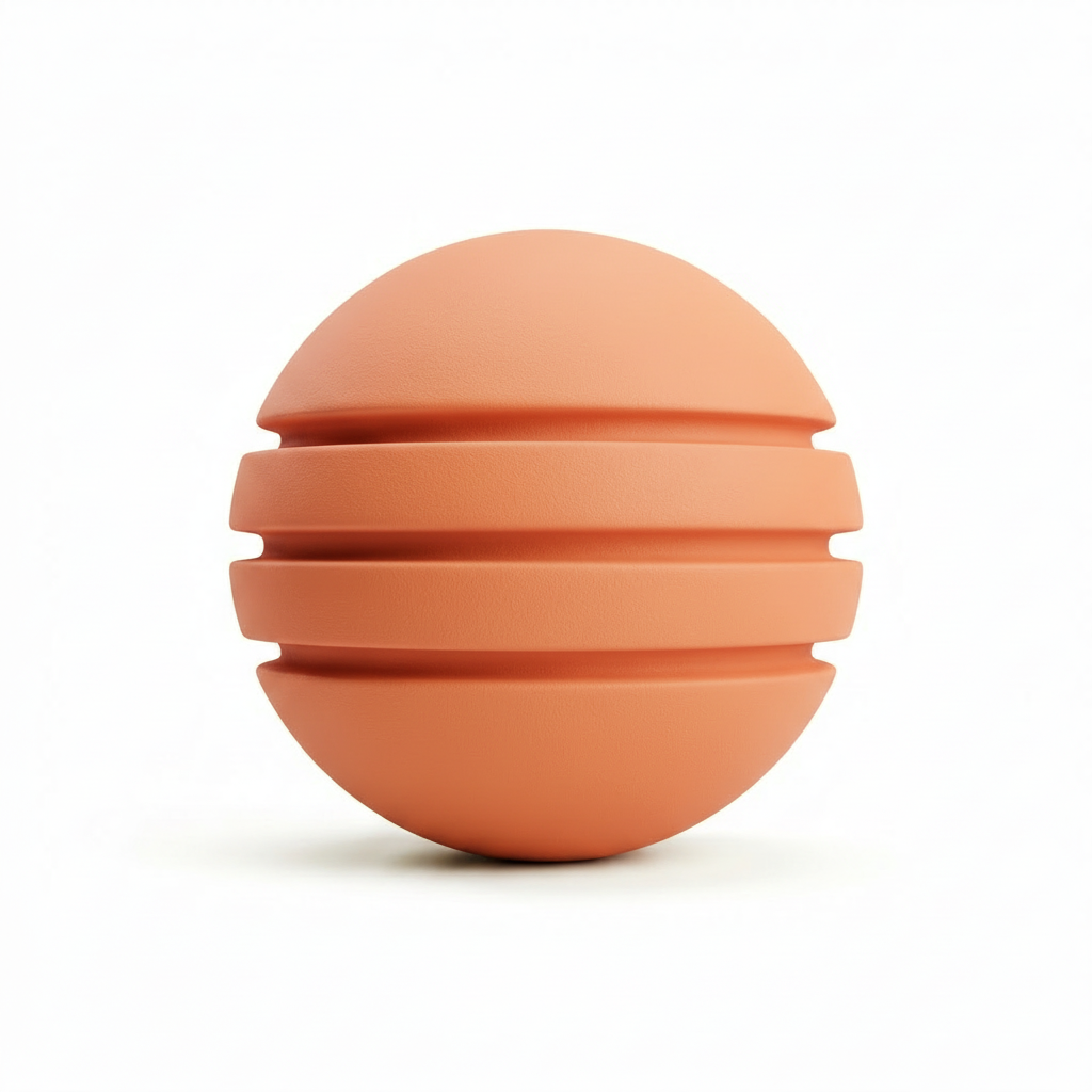 Bola Neopreno 1 Tono 3 Rayas / Salmón