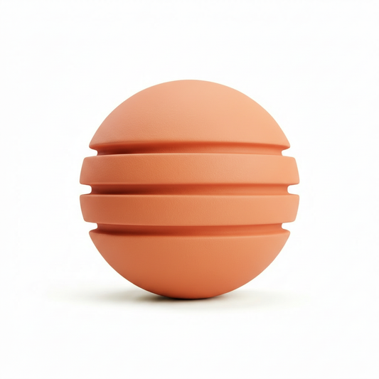 Bola Neopreno 1 Tono 3 Rayas / Salmón