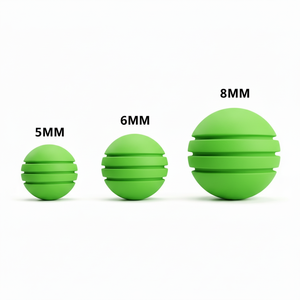 Bola Neopreno 1 Tono 3 Rayas / Verde Neón