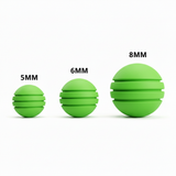 Bola Neopreno 1 Tono 3 Rayas / Verde Neón