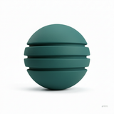 Bola Neopreno 1 Tono 3 Rayas / Verde Oscuro