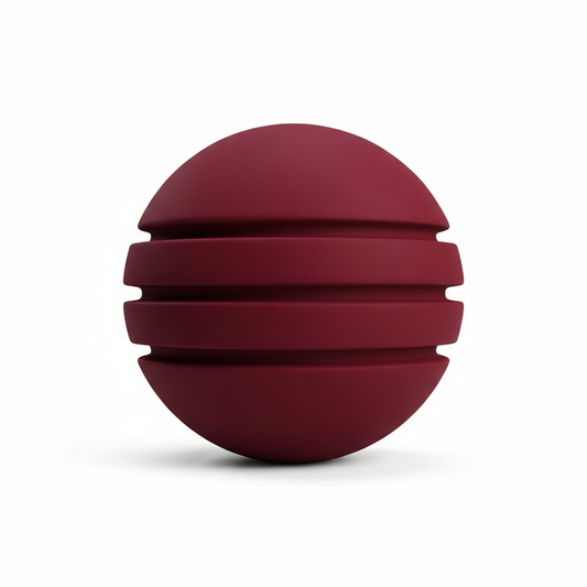 Bola Neopreno 1 Tono 3 Rayas / Vinotinto