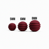 Bola Neopreno 1 Tono 3 Rayas / Vinotinto