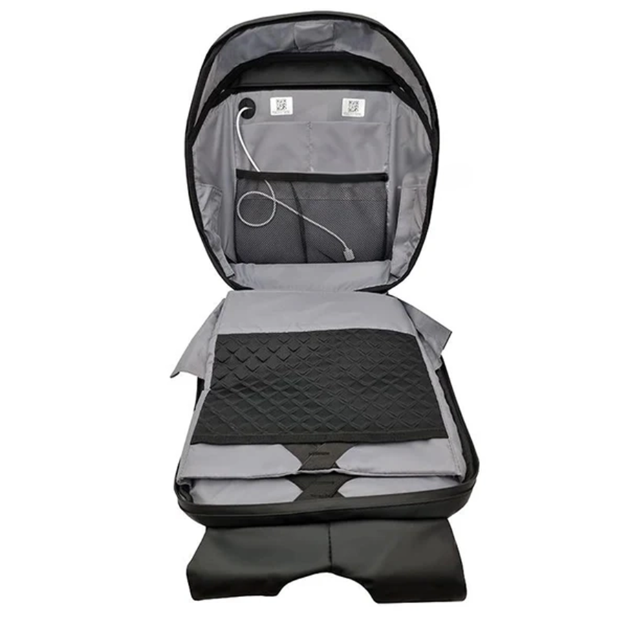 Bolso Mediano con Pantalla led Negro