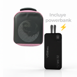 Bolso Mediano con Pantalla led Rosado