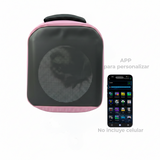 Bolso Mediano con Pantalla led Rosado