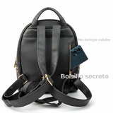 Bolso Negro Taches led Dorados