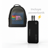 Bolso Negro Taches led Dorados