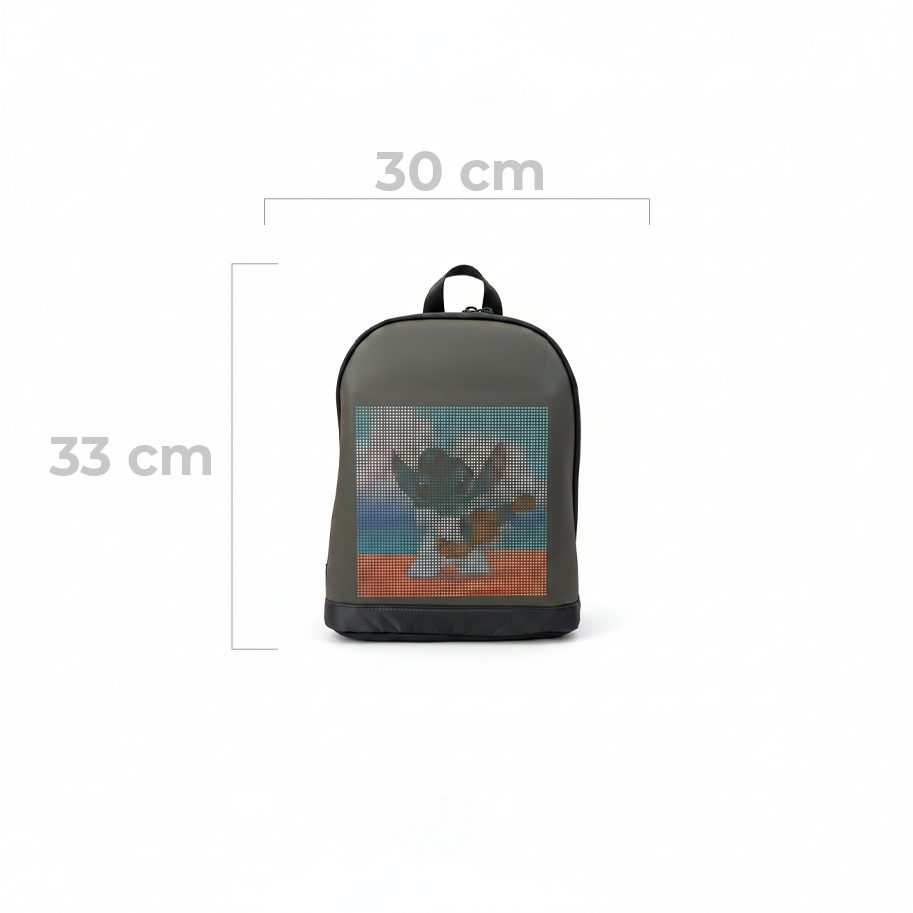 Bolso Pequeño Pantalla led Negro