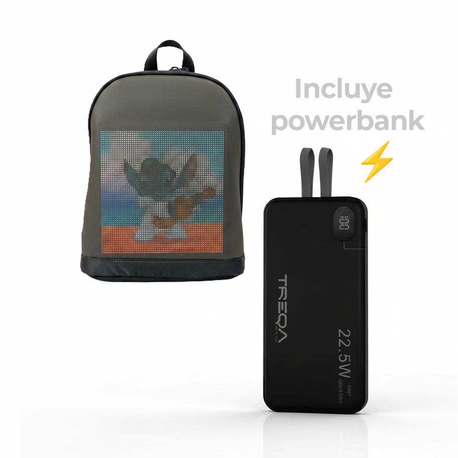 Bolso Pequeño Pantalla led Negro