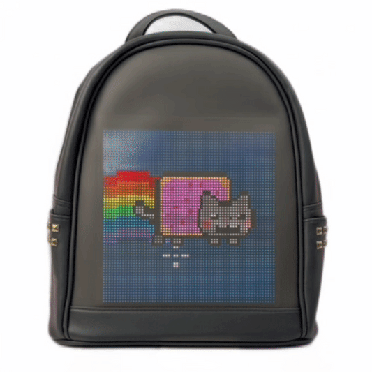Bolso Negro Taches led Dorados