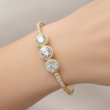 Brazalete Dorado Rodinado