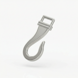 Broche Plateado De Acero