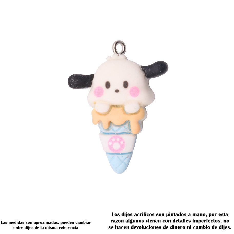 Dije Conito Sanrio Pochami Acrílico